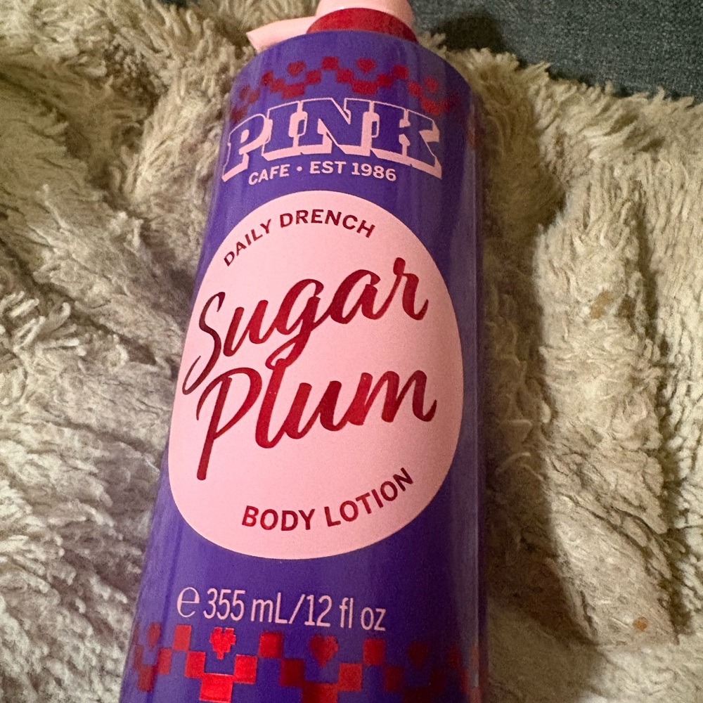 PINK Victoria's Secret Sugar Plum Daily Drench Body Lotion - Purple & Pink